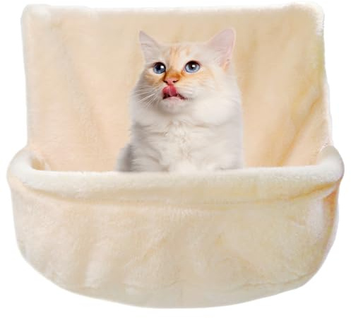 46 * 26 cm Katzenliege Für Heizung, Radiator Cat Bed, Faltbare Und Stabile Katzenbetten, Starke Und Sichere Katzenregal-warme, Gemütliche Plüsch-Schlafmatte Für Geländer, Schranktüren, Stuhllehnen