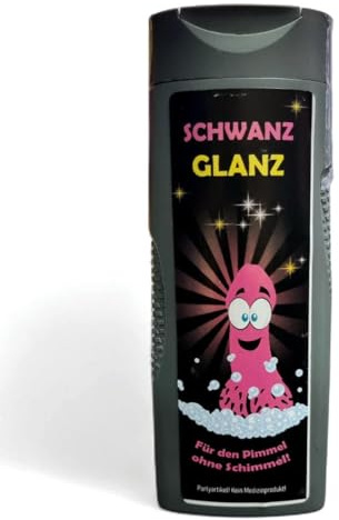 Duschgel Lustiges für Männer Party Witziges Geschenk Gag Artikel Geschenkidee Männergeschenk Geburtstagsgeschenk Spaß Geschenk für Freunde 300 ml (Schwanz Glanz)