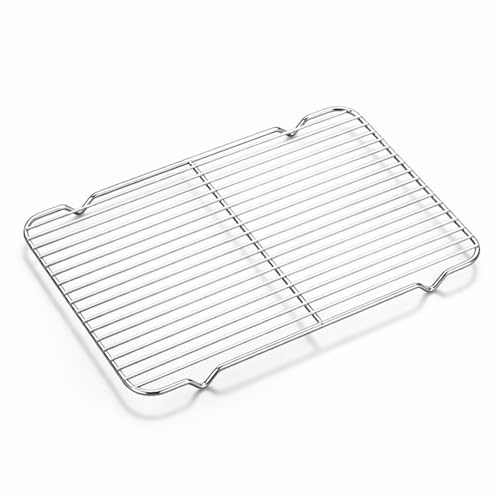Medium Stainless Steel Cooling Rack for Baking, Wire Rack for Oven & Baking | Dishwasher Safe Cake Cooling Rack for Baking, Roasting Meat, Bread, Cookies and Vegetables
