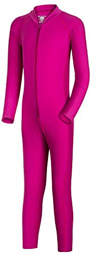 Nozone Stinger Children's Sun Protective Swimsuit in Fuchsia, 8