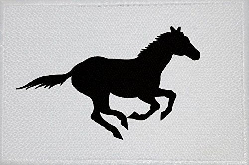 U24 Aufnäher Pferd Motiv Nr. 1 Fahne Flagge Aufbügler Patch 9 x 6 cm