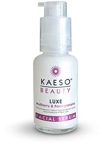 Kaeso Mulberry & Pomegranate Luxe Facial Serum 50ml – Brightening & Hydrating Face Serum – Radiance Boosting Skincare – Professional Formula
