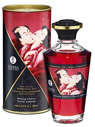 SHUNGA Huile Chauffante Cerise Ardente 100 ml