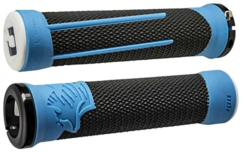 ODI Griffe MTB AG-2 Lock-On 2.1 e Klemmringe, schwarz/Graphit, 135 mm, D35A2BU-B