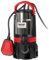 WALTER 2-in-1 Schmutz- und Klarwasserpumpe | 750 W, 16.500 l/h Fördermenge, max. Förderhöhe 9 m, universeller Anschluss, Tauchpumpe für Keller, Teich und Baustelle, Tauchpumpe Schmutzwasser Abpumpen