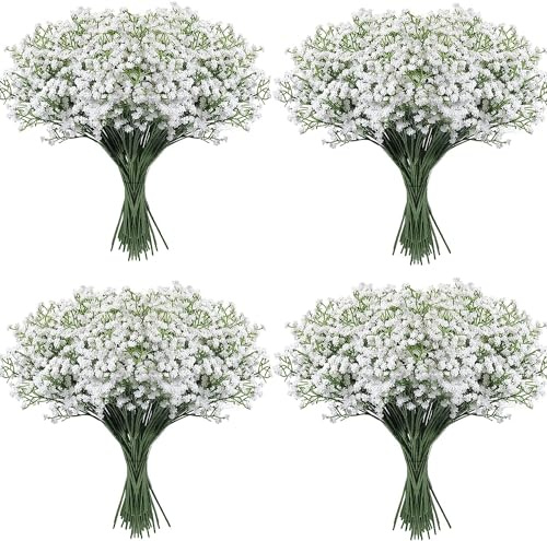 LYLYFAN Babys Breath Artificial Flowers,30 Pcs Gypsophila Faux Flowers for Wedding Party Home Garden Decoration