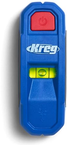 Kreg KMM1000LZ - Kreg Magnetic Stud Finder with Laser-Mark - Stud Finder & Wall Scanner - Magnetic Stud Finder Tool - With Precise Stud Magnet