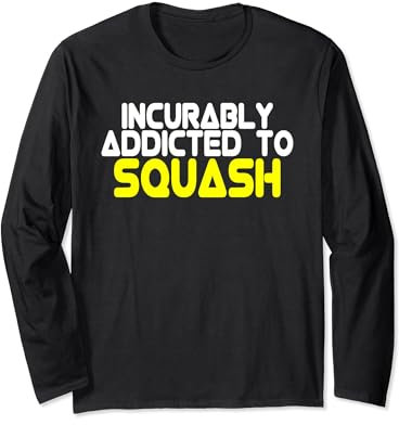 Squash Trainer Squash Spruch Outfit Squash Spieler Langarmshirt
