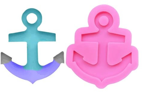Silikonformen, Backformen, 6,2 x 5,3 cm, Anker, Silikonform, Schokolade, Cupcake, Backform, Fondant, Kuchen, Dekorationswerkzeuge