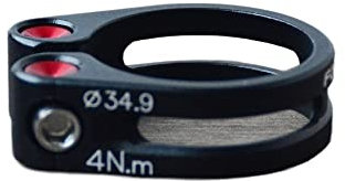 Sattelklemme Sattelstützenklemmen Fahrrad-Sattelstützenklemme Berg- / Rennräder Sattelstützenklemmung 31,8/34,9 mm Sattelkloben(Größe:31.8MM)