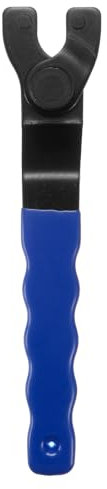 sourcing map Angle Grinder Wrench 0.4-2(10-48mm) Range Universal Adjustable Lock Nut Pin Replacement Wrenches Spanner, Blue