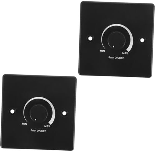 Mobestech 2st Rv-niederspannungsdimmer 12v Dimmschalter Rv-schalter Wohnmobil Lichtschalter Black Stk