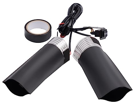 JECOMPRIS Manillar Calefactable Eléctrico Almohadilla De Manillar Calefactable Velocidades Fácil De Instalar