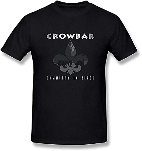 KAISUO Xxa Men's Crowbar American Band T-Shirt Black XXL