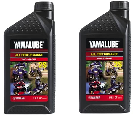 Yamaha Yamalube Semi-Synthetic 2-Stroke Oil, 2 Quarts, #LUB-2STRK-S1-12