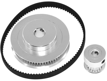 Synchronrad mit 8 mm Bohrung, Riemenscheibe mit 20 und 60 Zähnen, Zahnriemenscheibe 2 GT-Synchronrad, 20 und 60 Zähne, mechanisch mit 6 mm Zahnriemen, für CNC-Maschine