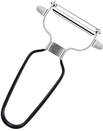 ChefTrolley Professional Y Peeler – Stainless Steel Vegetable & Potato Peeler with Ultra Sharp Blade – Ergonomic Non-Slip Handle – Kitchen Peeler for Carrots, Cucumbers, Apples & More