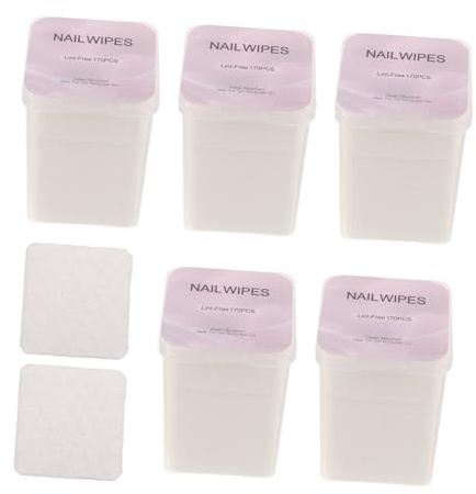 FRCOLOR Nagel Entferner Gel-entferner-pads Aus Perlbaumwolle Fusselfreie Wattepads Für Nagellackentfernung Saugfähige Nagellackentfernertücher Geeignet Für Empfindliche Nägel Und Haut