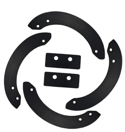 Fzaqwen Kit de Paletas para Quitanieves Paleta para Quitanieves Resistente, Resistente, Fácil de Instalar, Suministros Mejorados, Piezas de Repuesto para Limp