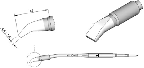 JBC C130419 Lötspitze für AP130-A