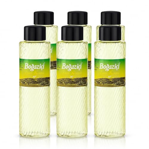 6 x 400ml BOGAZICI Zitronen Duftwasser Kolonya Limon Kolonyasi