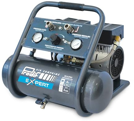 Compresseur coaxial silencieux PRODIF 6L, 0,75 CV, 8 BAR - SIL6JPRO