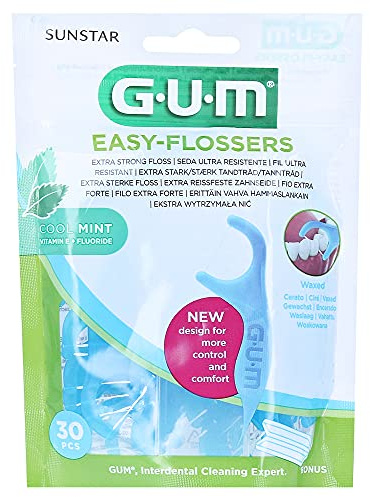 GUM EASY-FLOSSERS Zahnseidesti.gew.mint+Reise-Et. 30 St