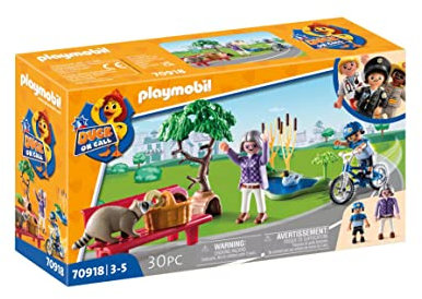 PLAYMOBIL Duck ON Call 70918 Polizei Action: Fang den Dieb!, Spielzeug für Kinder ab 3 Jahren
