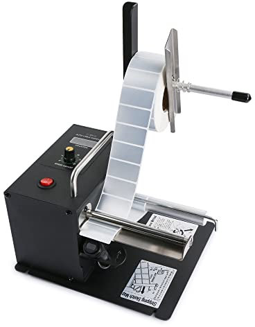 U.S. Solid Automatischer Etikettenspender mit Zähler - Geschwindigkeitsregulierbarer Etikettenspender - Breite 10-115MM - Transluzente und undurchsichtige Etiketten