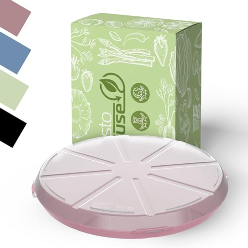 Pizzabox ToGo wiederverwendbar aus Kunststoff - Box in Rot und transparent | Lunchbox, Frischhaltung, Vorratsbehälter, Lieferdienst, langlebig, robust, to go, Geschirr, vielseitig, Gastro, Verpackung