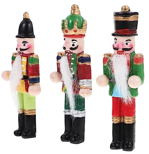 UPKOCH 3 Piezas Imanes De Nevera Cascanueces Nevera De Navidad Pegatinas Pizarra De Borrado En Conveniente Decoración del Refrigerador Gatos Imanes De Pizarra Personalidad Imán Resina