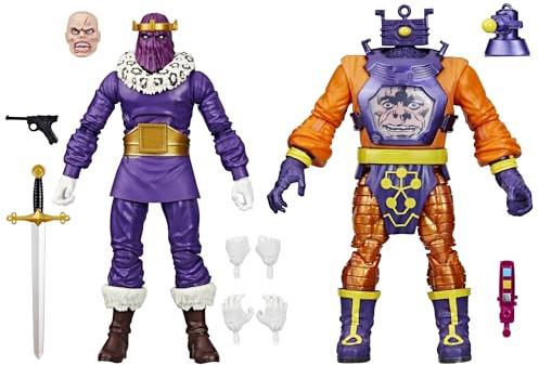 Marvel Legends Series Baron Zemo und Arnim Zola, Captain America Schurken, Action-Figuren zum Sammeln zu den Comics, Figurenskala 15 cm