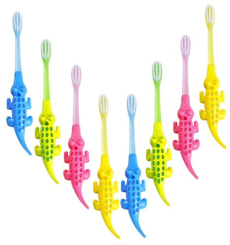 8Pezzi Spazzolini per Ragazza con Design Cartoon Spazzolino Morbido per Ragazza Ergonomico Sicuro e Leggero Idea per Compleanni e Natale