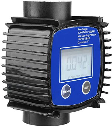Durchflussmesser, Durchflussmesser Digitalanzeige 1 Zoll, Hochpräziser Wasser Durchflussmesser mit Digitaler Anzeige, Durchflussmesser 1 Zoll Innengewinde