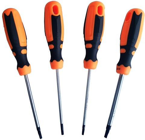 Uacen Set de cinq tournevis triangle, ensemble de tournevis triangle magnétique 2,0 mm, 2,3 mm, 2,7 mm, 3,0 mm, outils de réparation de jouets et de batteries