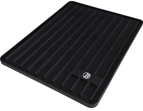 BABOSSA® Magnetische Besteckablage für Grills, 45 x 29 cm | Rutschfestes Silikon, Spülmaschinenfest & Hitzefest | Perfekt für Napoleon, Rösle, Grillfürst und Broil King | Ideal für Grillzubehör