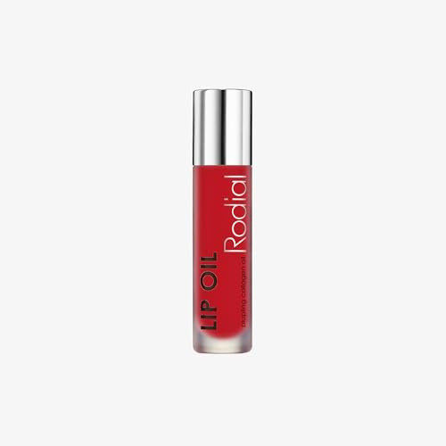Rodial Plumping Collagen Lip Oil 4 ml - Vegan Collagen-Infused lip oil with Macadamia and Jojoba Oil, Deep Hydration for Fuller-Looking Pout, Ultra-Nourishing Formula (Cherry)