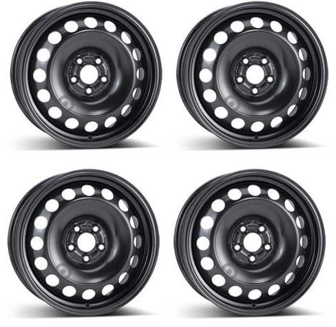 Alcar 4 cerchioni in acciaio 4-9680 6.5Jx16 ET42 5x100 compatibili con Seat Cordoba Ibiza Leon Toledo