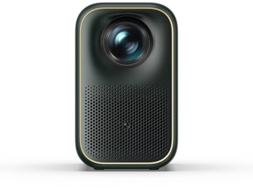 [Global Google TV] Xming Page One Mini Projector,Netflix Officially Licensed,Portable Projector with Wifi and Bluetooth, 300 ANSI Lumens 1080P Movie Projector, Auto Focus