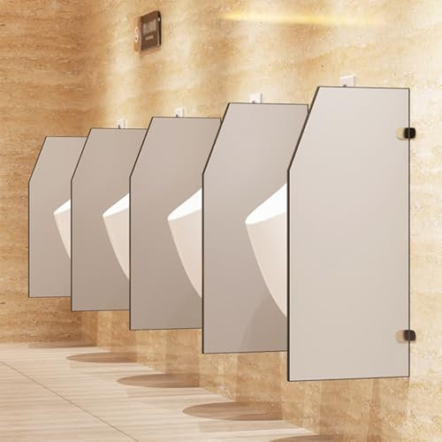 Urinal für Herrentoilette in Hotel/Schulen/Einkaufszentren/öffentlichen Orten, hängende WC-Trennwand, grau, 90 x 40 cm, ideal für Hygiene und Privatsphäre, 1 Stück