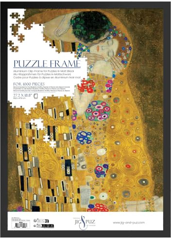 Jig & Puz - 1000 Piece Puzzle Frame - Clip System - Accessory for Adult Puzzle Size 69 x 48 cm
