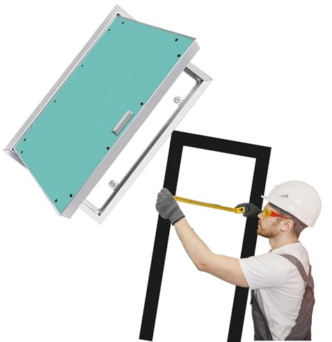 revisionsklappe trockenbau Abschließbare Zugangsklappe Für Die Wand – Gipskarton-Aluminium, Kleine Große Inspektionsluke, Bündige Montage, Gewerbliche Trockenbauwände, Wartungsklappe, Kontrollklappe(8