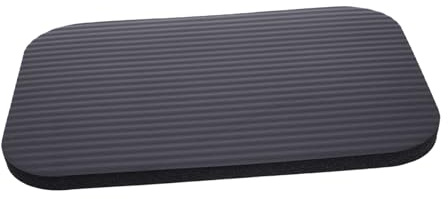 DECOMELODY Robuste Gartenmatte Nbr Knieschoner für Gartenarbeit und Yoga mit Komfortabler Polsterung und Knieschutzfunktion in Schwarz