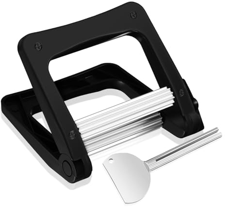 Beatifufu Manueller Tubenausdrücker Aus Edelstahl Aluminiumlegierung Für Zahnpasta Haarfarbe Creme Langlebiger Metall Quetscher Für Salon Und Haushalt