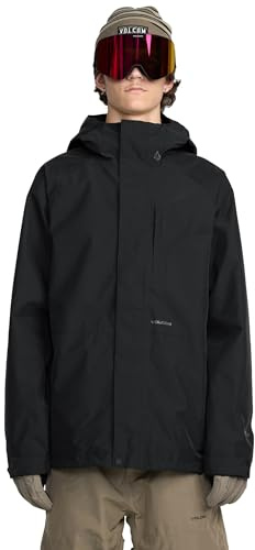 Volcom Men's Dua GORE-TEX 2L Ski & Snowboard Jacket – 20K Waterproof Shell, Fully Taped Seams, Black, XX-Large