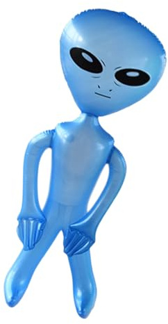 Aufblasbarer Alien | Halloween Riesen PVC Dekoration 90 cm | Outdoor Aufblasbare Alien-Dekoration,Für Feiern Im Garten Auf Der Terrasse Im Hof Und Rasen Bei Geburtstag Weihnachten Und Festen