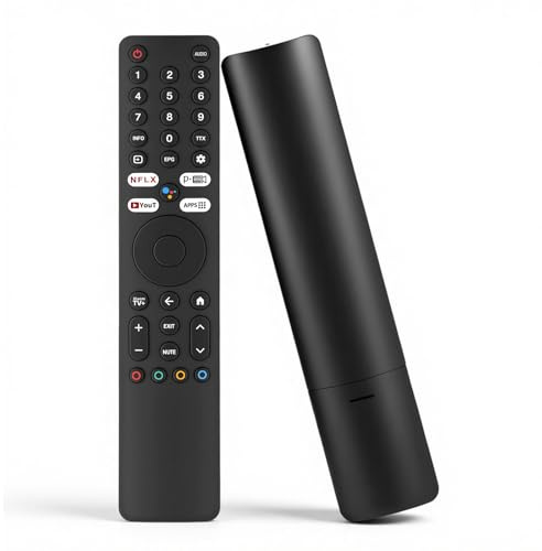 XMRM-ML Telecomando di ricambio per Xiaomi serie Q2, telecomando universale con controllo vocale e 3 tasti di scelta rapida, Remote Control compatibile con Xiaomi Ultra 4K QLED Smart TV
