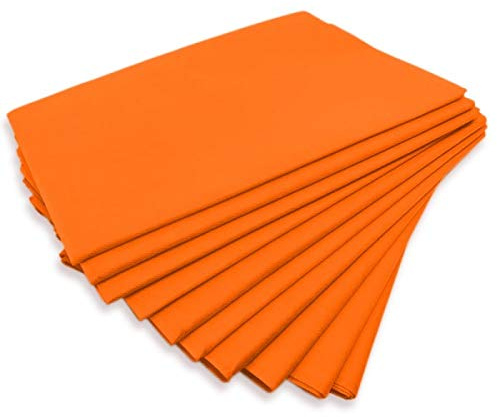 Physiofit24 Waschfaserlaken PP70 10 Stück Vlieslaken ORANGE 80x210 cm Waschvlies (bis zu 400x WASCHBAR) Vliestuch Auflage für die Massageliege waschbar 10 St.