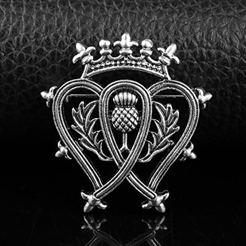 HCMA Vintage Schmuck Brosche Brosche Schottische Distel Broschen für Frauen Männer Viking Celtics Knoten Brosche Anstecknadeln Zubehör Access