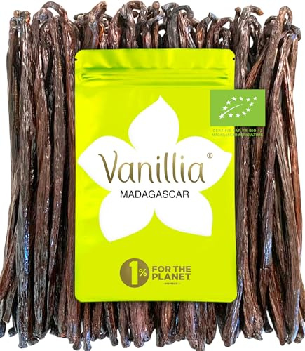15 XL-Vanilleschoten • BIO-Bourbon-Vanille aus Madagaskar • Grand-Cru-Qualität • FreshZIP-Beutel